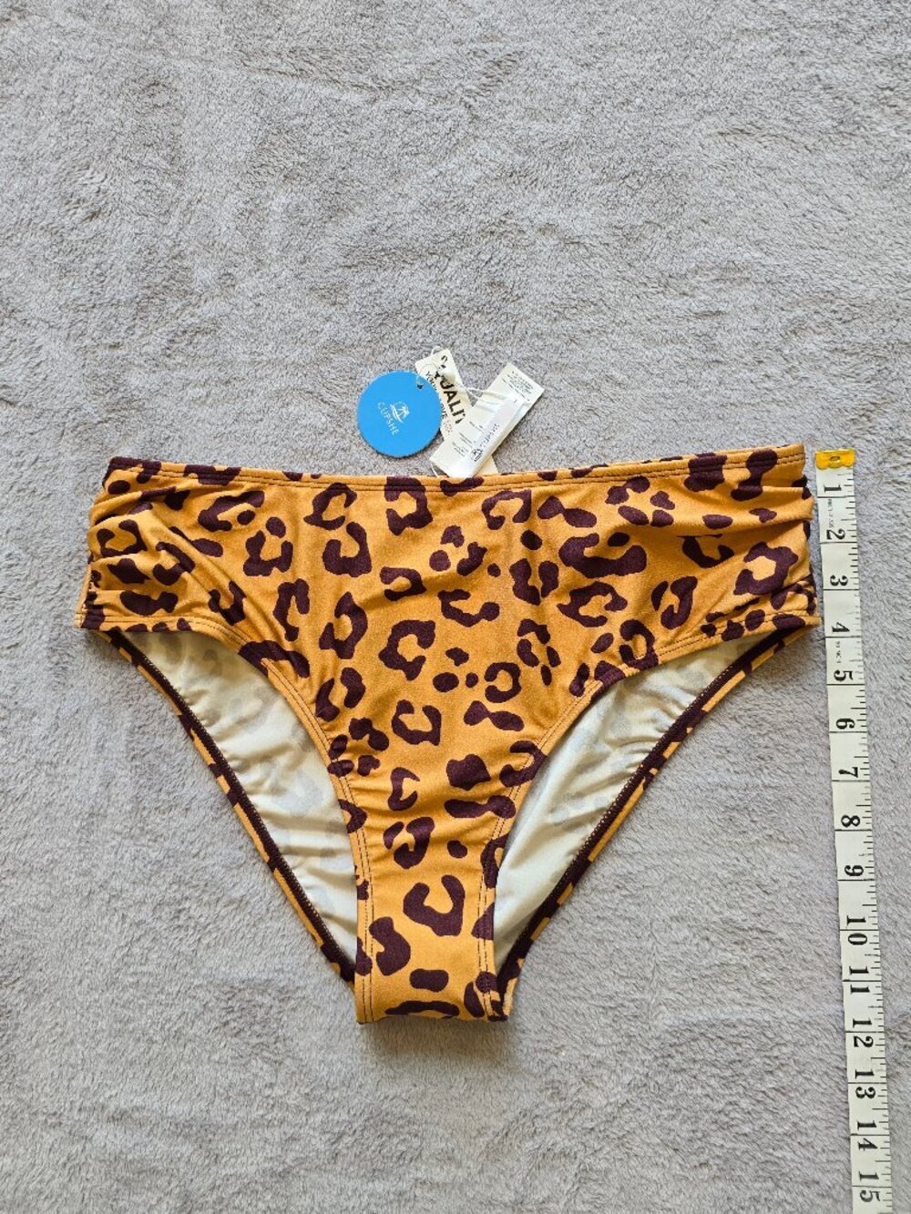NWT Cupshe normal mid cut bikini bottom large